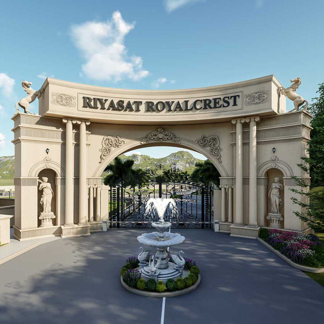 Riyasat Royalcrest grand entrance gate